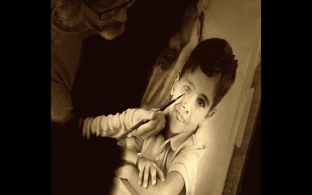 Historia de un retrato, la historia de Oliver y su caballo